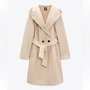 Zara hooded coat